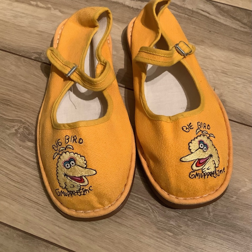 NWOT cotton Mary Jane shoes (Sesame Street)